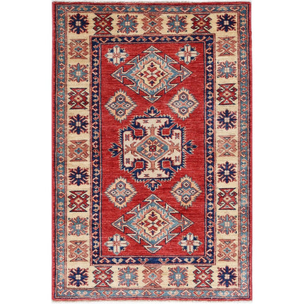 Kazak Wool Hand Knotted Rug IVA0031428 - Natalia Rugs