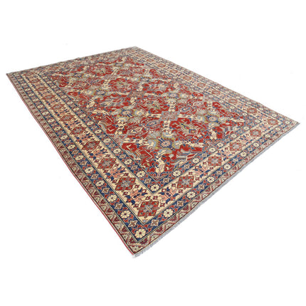 Kazak 7' 11" X 10' 6" Wool Hand Knotted Rug