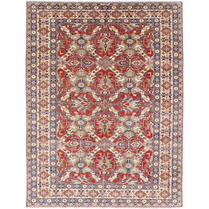 Kazak Wool Hand Knotted Rug IVA0031725 - Natalia Rugs