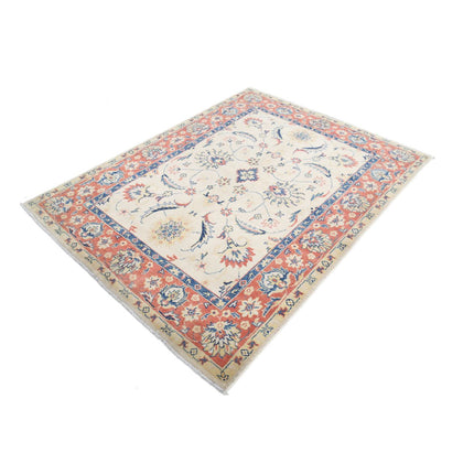 Kazak 4' 11" X 6' 5" Wool Hand Knotted Rug