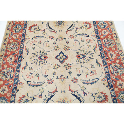 Kazak 4' 11" X 6' 5" Wool Hand Knotted Rug