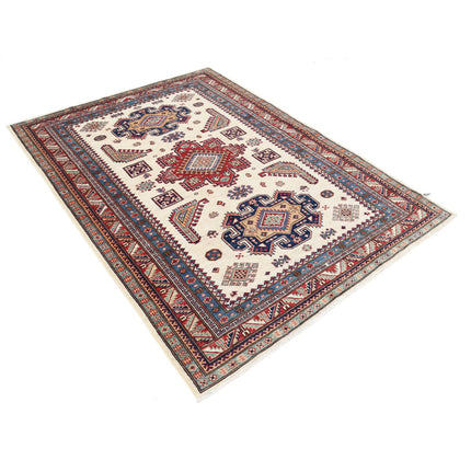 Kazak 5' 0" X 6' 10" Wool Hand Knotted Rug