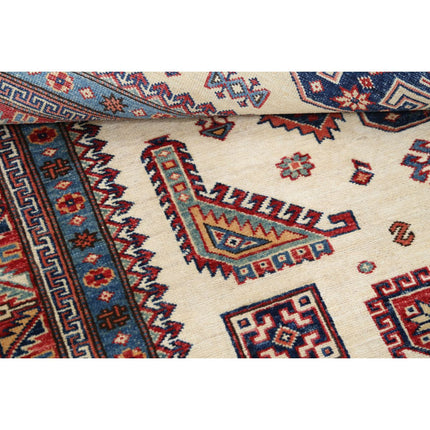 Kazak 5' 0" X 6' 10" Wool Hand Knotted Rug