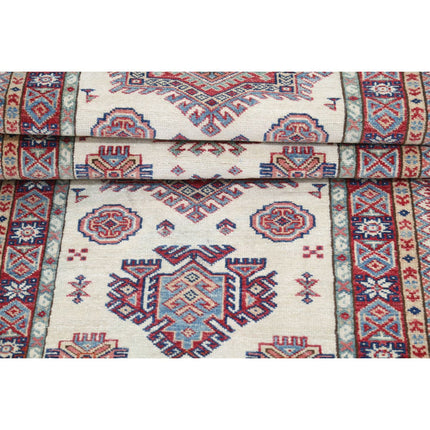 Kazak 2' 5" X 8' 3" Wool Hand Knotted Rug