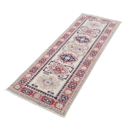 Kazak 2' 4" X 6' 6" Wool Hand Knotted Rug