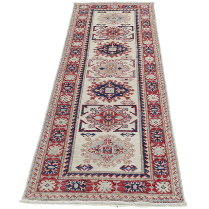 Kazak 2' 4" X 6' 6" Wool Hand Knotted Rug