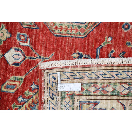 Kazak 6' 6" X 8' 7" Wool Hand Knotted Rug