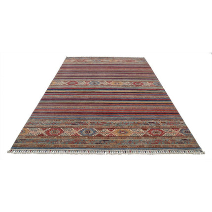 Khurjeen 6'9" X 9'6" Wool Hand-Knotted Rug