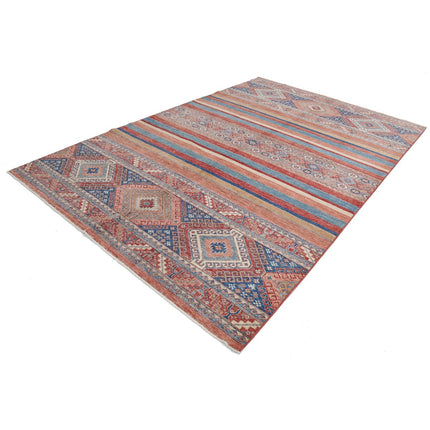 Khurjeen 6'8" X 10'0" Wool Hand-Knotted Rug