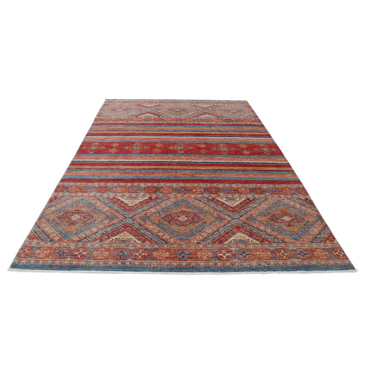 Khurjeen 6'6" X 9'4" Wool Hand-Knotted Rug