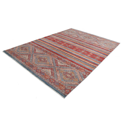 Khurjeen 6'8" X 9'3" Wool Hand-Knotted Rug