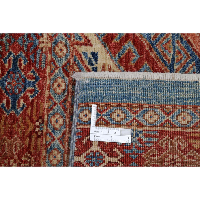 Khurjeen 6'8" X 9'3" Wool Hand-Knotted Rug