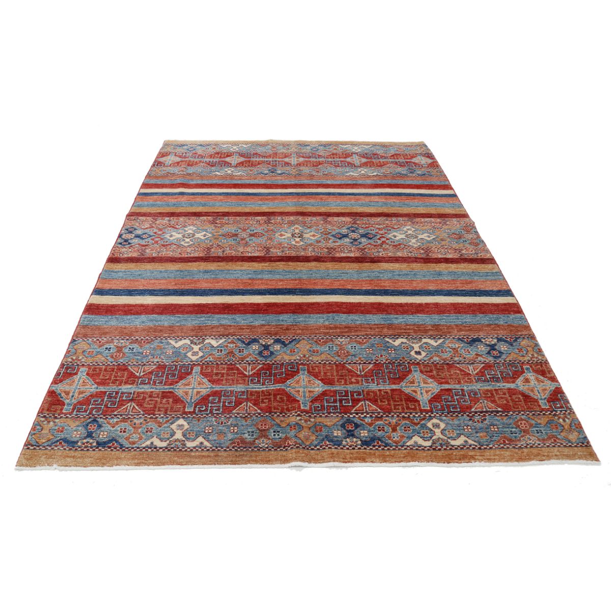 Khurjeen 5'10" X 7'8" Wool Hand-Knotted Rug