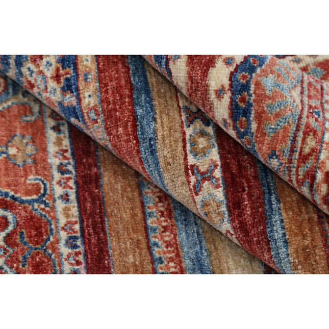 Khurjeen 6'5" X 9'5" Wool Hand-Knotted Rug