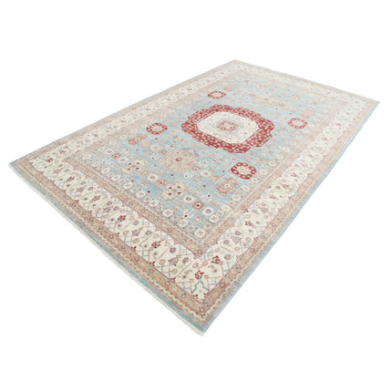 Mamluk 6'5" X 10'3" Wool Hand-Knotted Rug