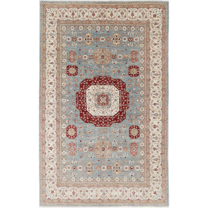 Mamluk Wool Hand Knotted Rug IVA0031299 - Natalia Rugs