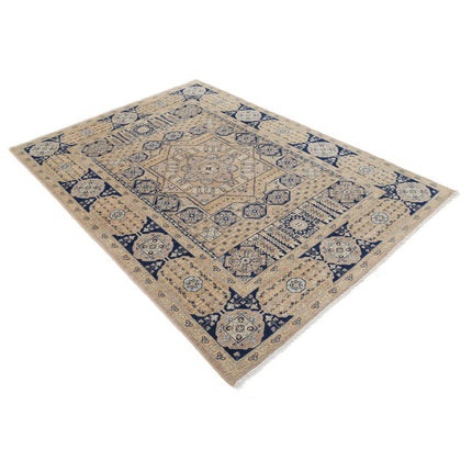 Mamluk 5'5" X 7'7" Wool Hand-Knotted Rug