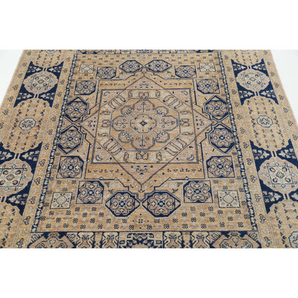 Mamluk 5'5" X 7'7" Wool Hand-Knotted Rug