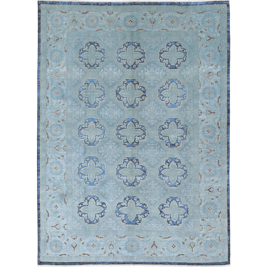 Fine Onyx 6' 2" X 8' 7" Wool Hand Knotted Rug