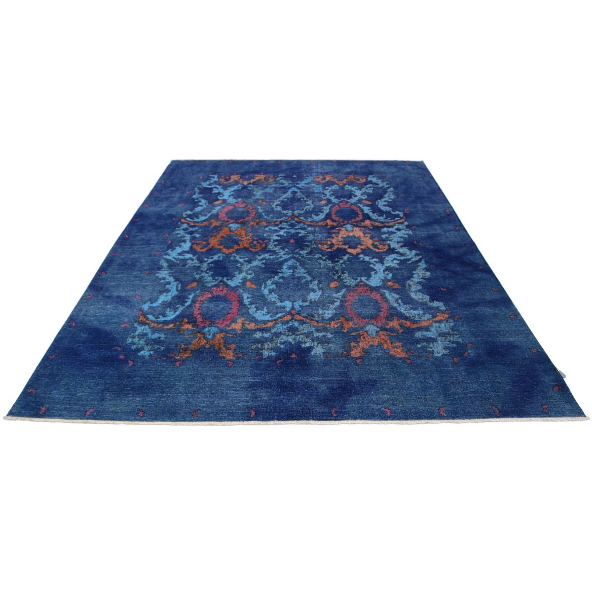 Fine Onyx 7' 10" X 9' 4" Wool Hand Knotted Rug