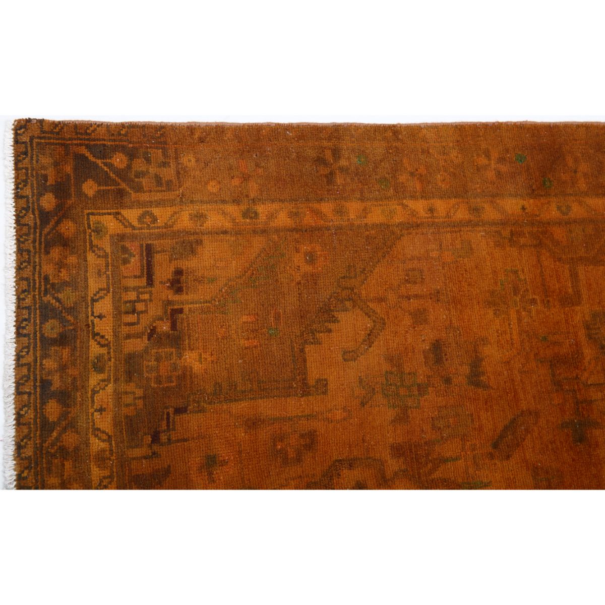 OverDye 3'9" X 9'10" Wool Hand-Knotted Rug