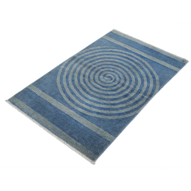 Overdye 2' 7" X 4' 0" Wool Hand Knotted Rug