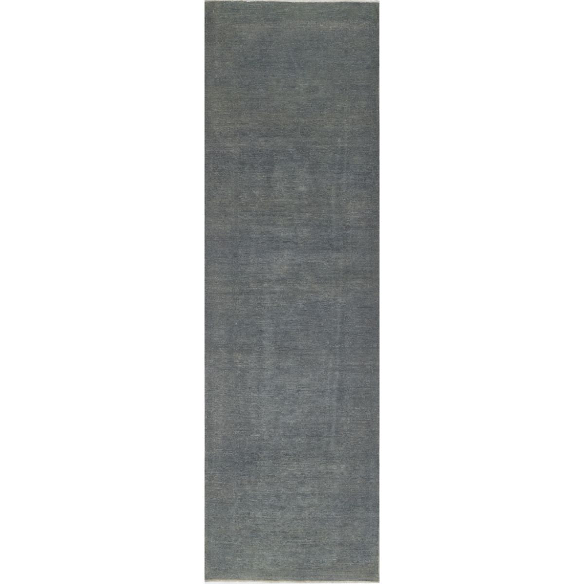 Fine Overdye 3' 3" X 11' 0" Wool Hand Knotted Rug