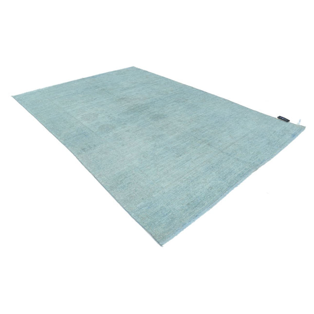 Overdye 6' 8" X 9' 9" Wool Hand Knotted Rug