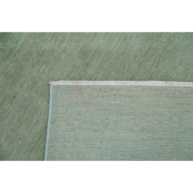 Fine Overdye 3' 4" X 9' 9" Wool Hand Knotted Rug