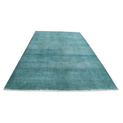 Fine Overdye 6' 11" X 10' 8" Wool Hand Knotted Rug