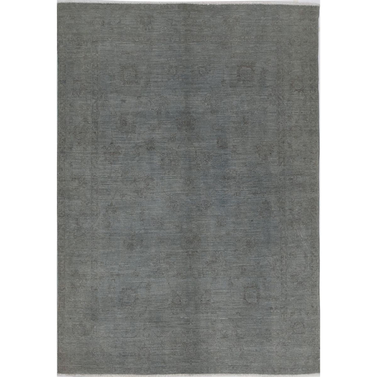 Overdye 4' 9" X 6' 9" Wool Hand Knotted Rug
