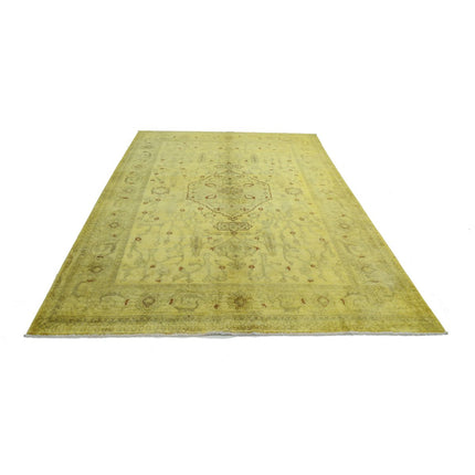 Overdye 6' 6" X 9' 3" Wool Hand Knotted Rug