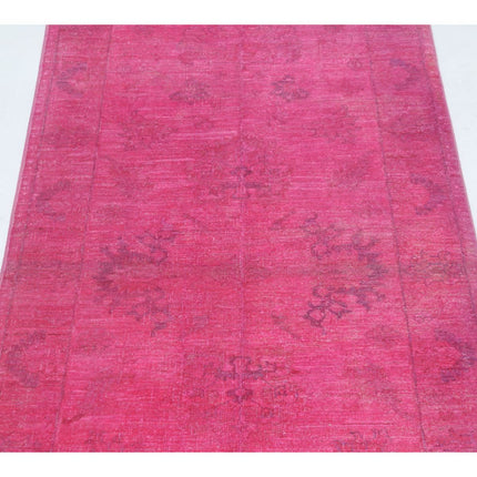 Overdye 2' 7" X 9' 8" Wool Hand Knotted Rug