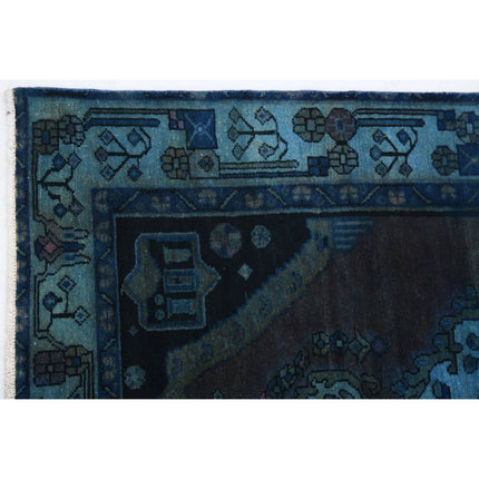 Overdye 3' 7" X 8' 3" Wool Hand Knotted Rug