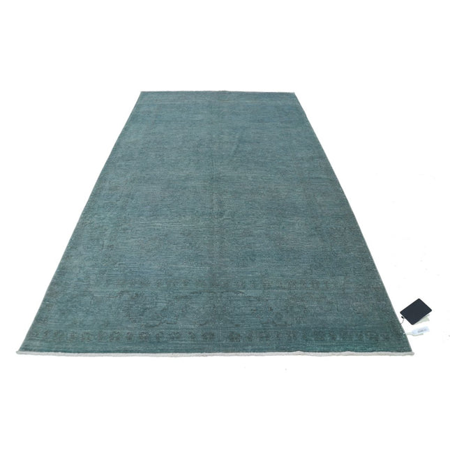 Fine Overdye 5' 8" X 9' 7" Wool Hand Knotted Rug