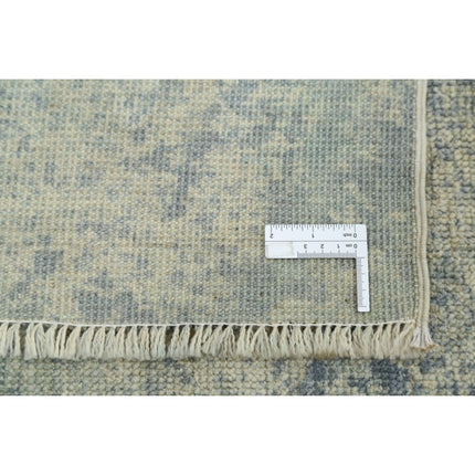 Overdye 8' 1" X 9' 6" Wool Hand Knotted Rug