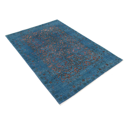 Onyx 4' 0" X 5' 6" Wool Hand Knotted Rug