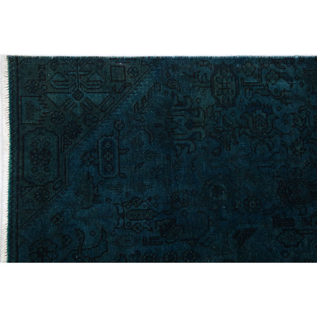 Overdye 3' 4" X 7' 1" Wool Hand Knotted Rug