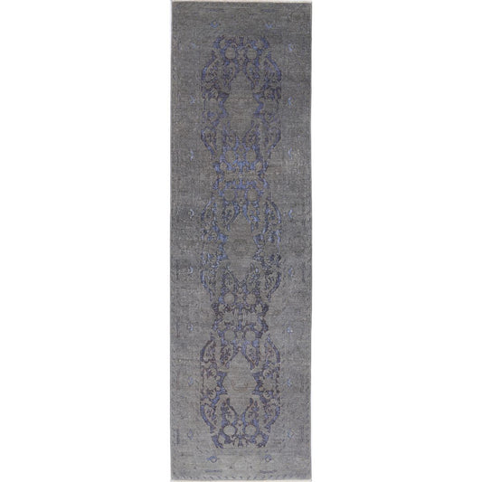 Fine Onyx 3' 0" X 10' 5" Wool Hand Knotted Rug