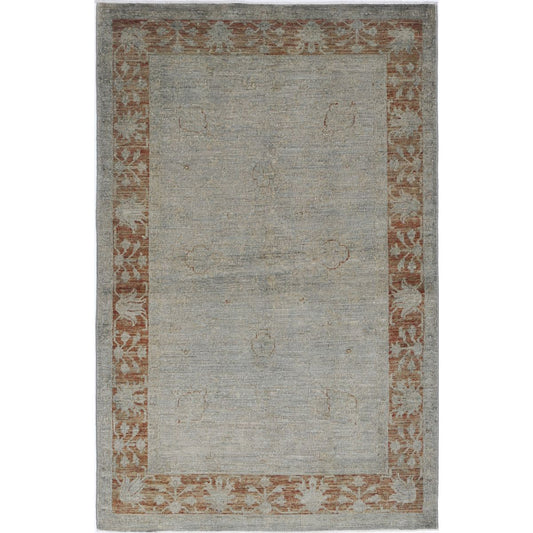 Overdye 3' 10" X 6' 3" Wool Hand Knotted Rug