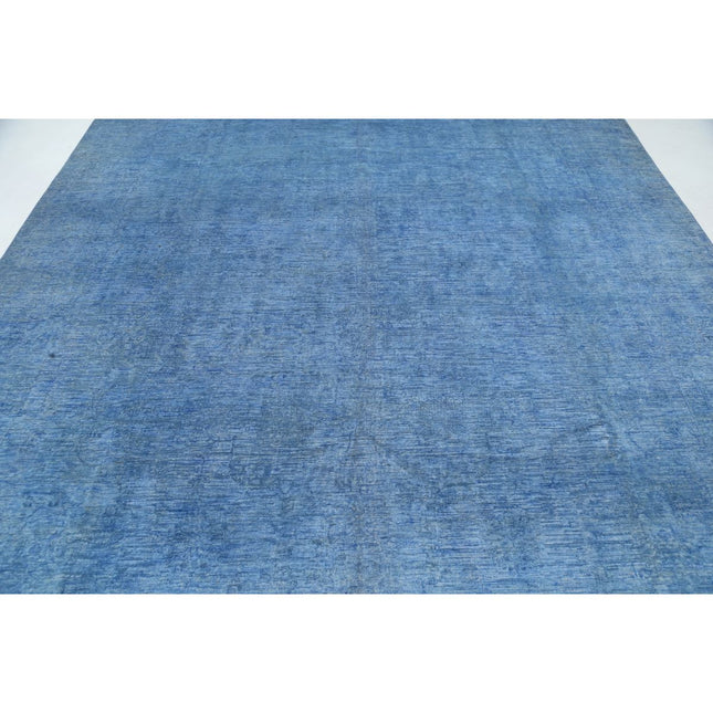 Fine Overdye 8' 11" X 12' 2" Wool Hand Knotted Rug