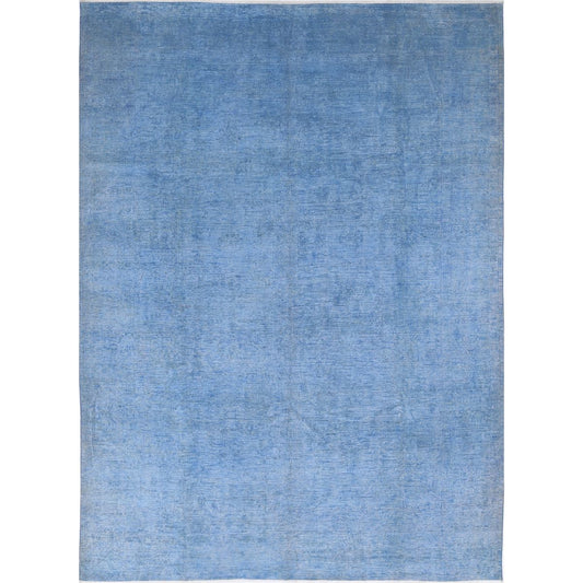 Fine Overdye 8' 11" X 12' 2" Wool Hand Knotted Rug