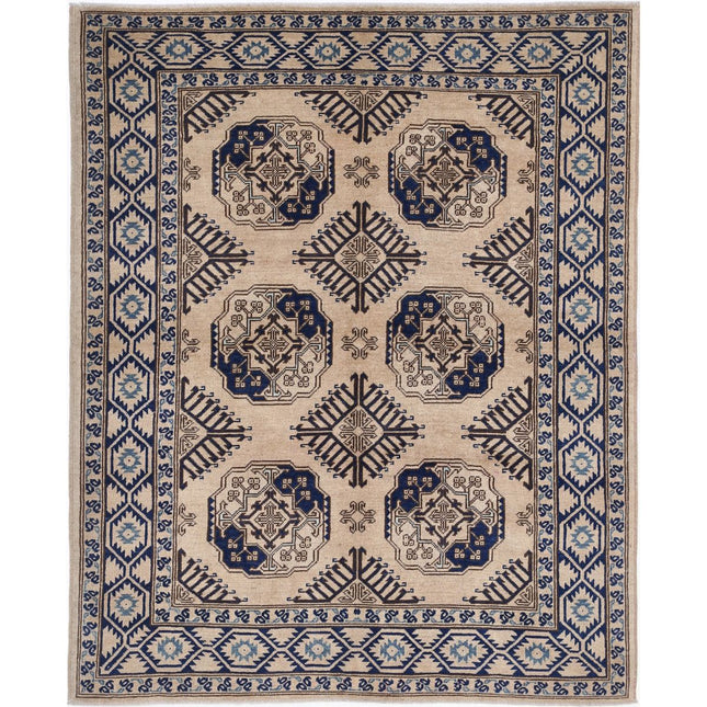 Revival Wool Hand Knotted Rug IVA0007336 - Natalia Rugs