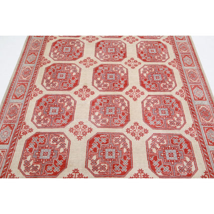 Revival 5' 6" X 8' 3" Wool Hand Knotted Rug