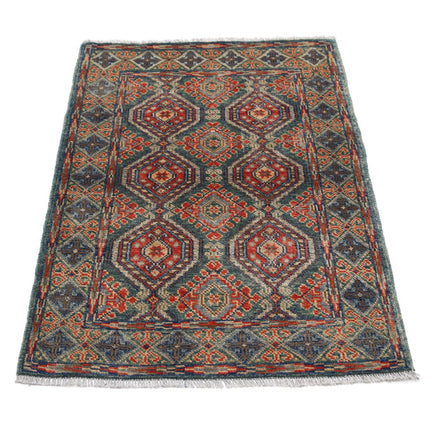 Revival 2' 9" X 4' 0" Wool Hand Knotted Rug