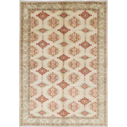 Revival Wool Hand Knotted Rug IVA0013520 - Natalia Rugs