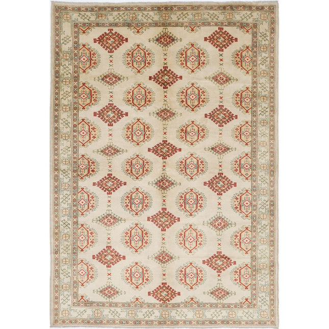 Revival Wool Hand Knotted Rug IVA0013520 - Natalia Rugs