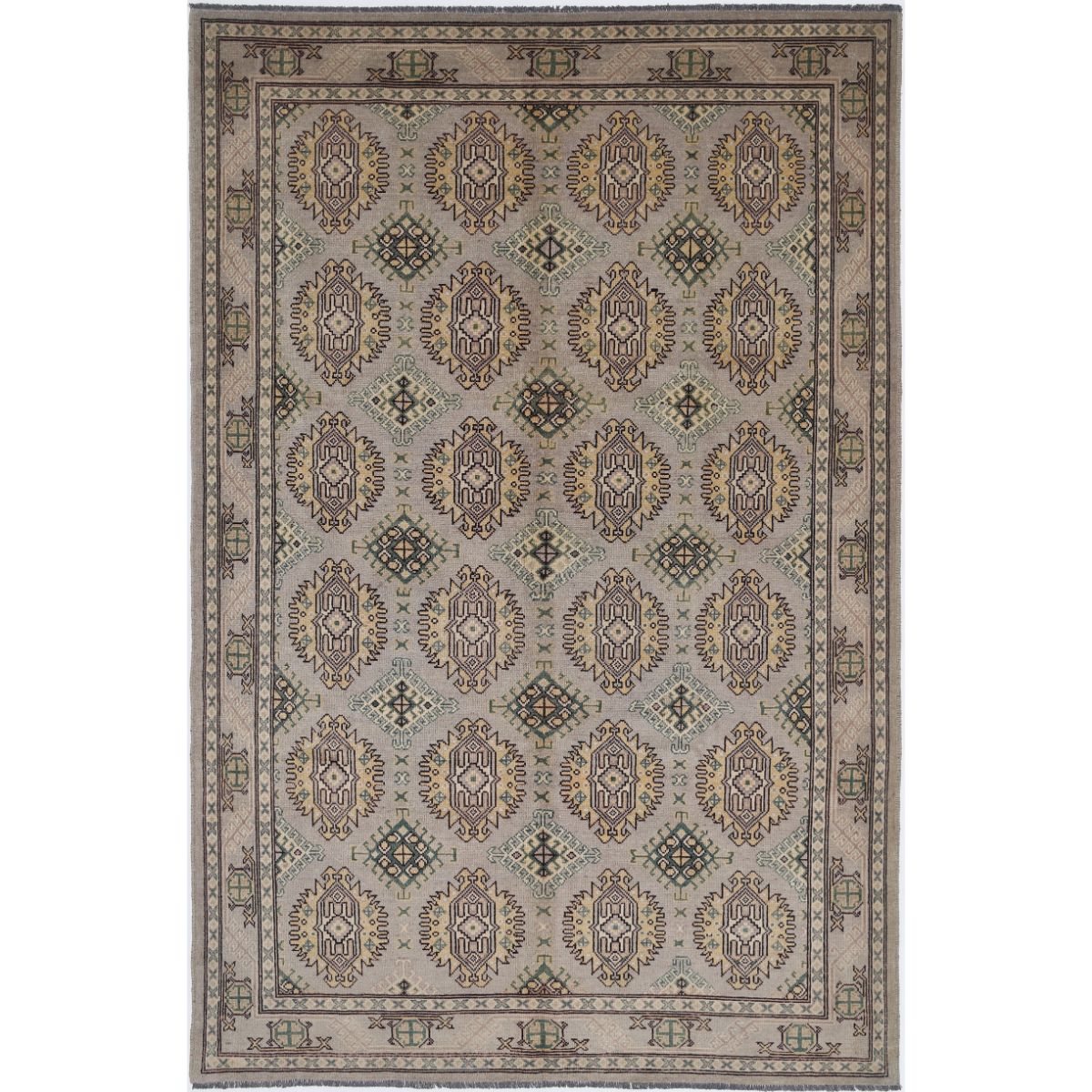 Revival 4' 1" X 6' 8" Wool Hand Knotted Rug
