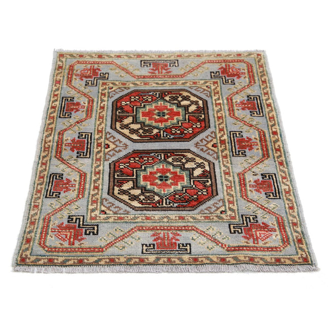 Revival 2' 2" X 2' 10" Wool Hand Knotted Rug