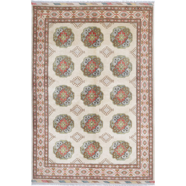 Revival Wool Hand Knotted Rug IVA0014109 - Natalia Rugs